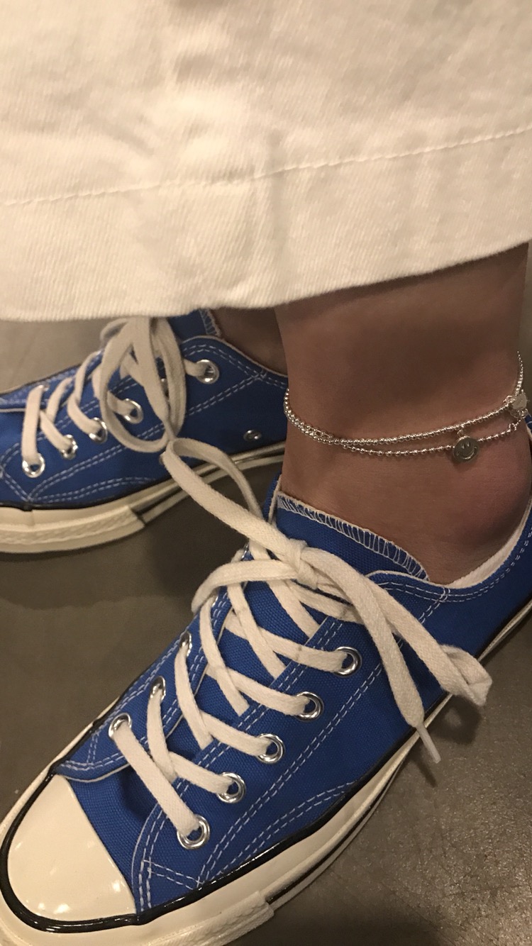 Silver Anklet 925 Accessory Jewelry Silver Smiley