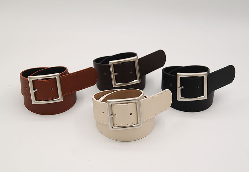 Women's Big Square Point Belt Shorts Women's