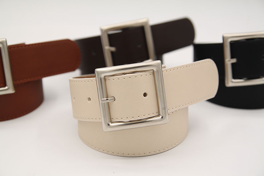 Women's Big Square Point Belt Shorts Women's