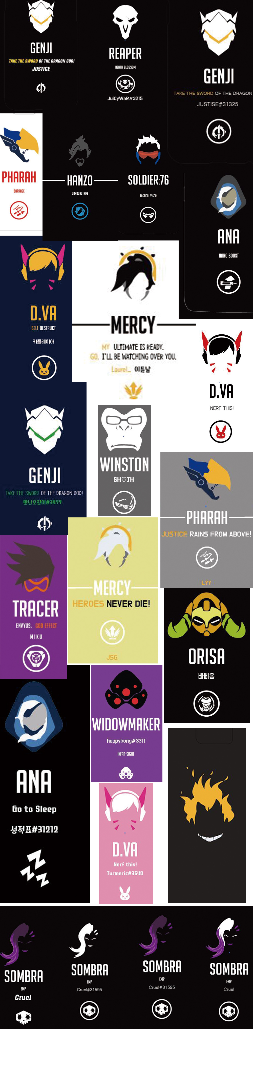 New Overwatch Case Galaxy s8 Plus Notebook 5 iPhon