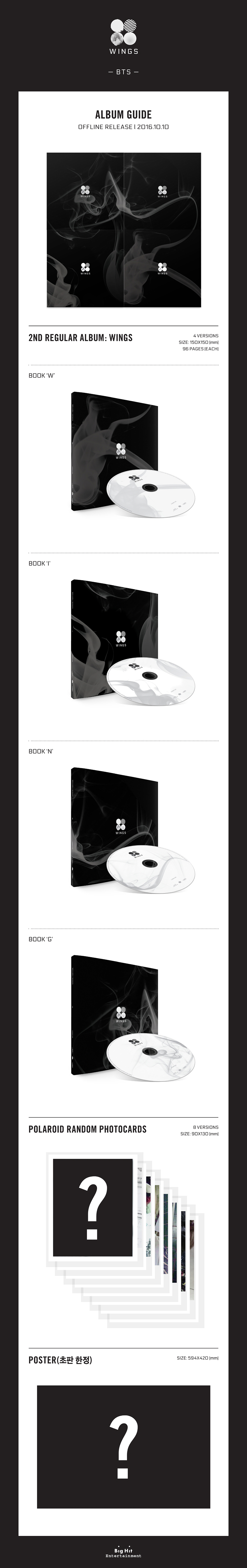 BTS cover selection poster option CD bulletproof b