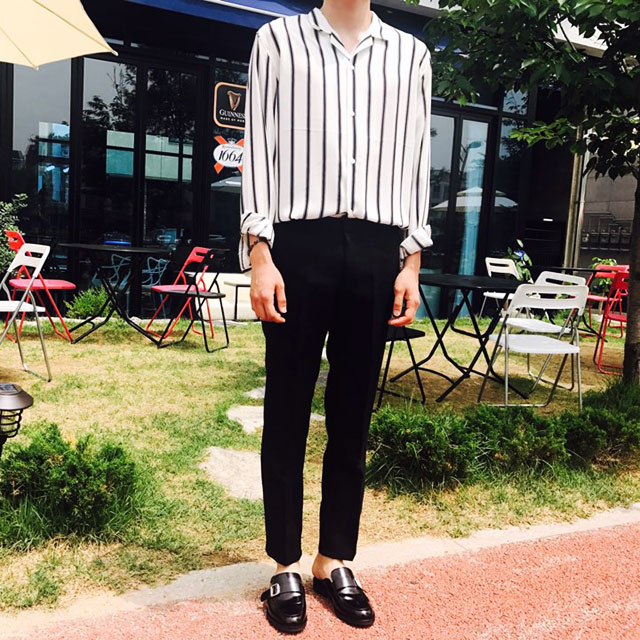 New Men's Dress Shoes Men's high-heeled blou