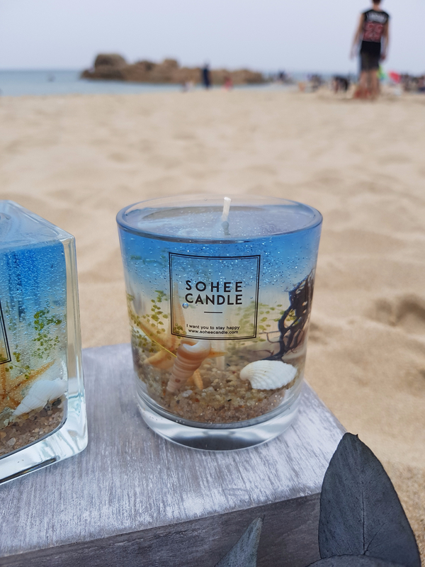 NEW CANDLE Sea Candle Gel Fishing Holder Summer De