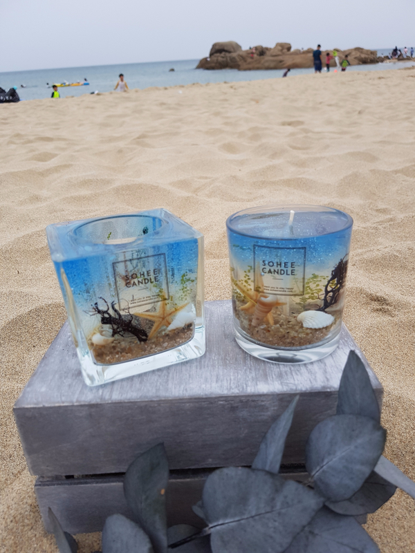 NEW CANDLE Sea Candle Gel Fishing Holder Summer De