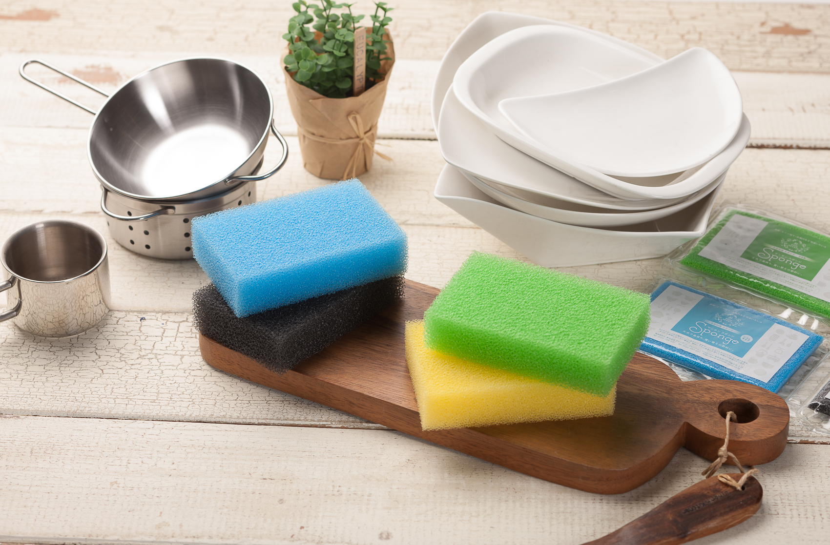 Scrubber Dish Washing Japanese Scrub Cream Bubble 