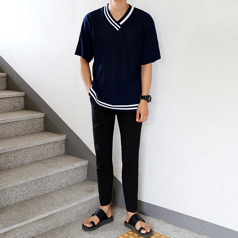 New Men's Pants Men's Basic Slacks TR Men