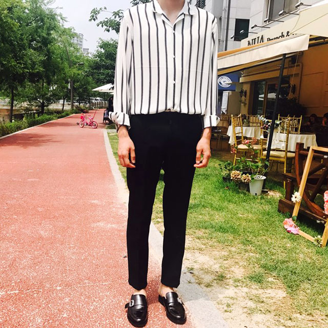 New Men's Dress Shoes Men's high-heeled blou