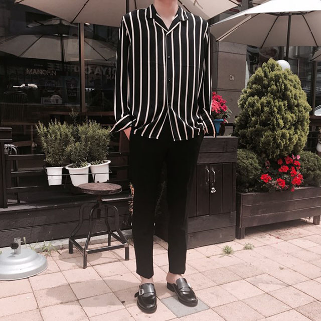 New Men's Dress Shoes Men's high-heeled blou