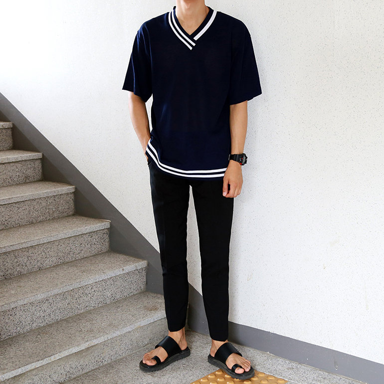 New Men's Pants Men's Basic Slacks TR Men