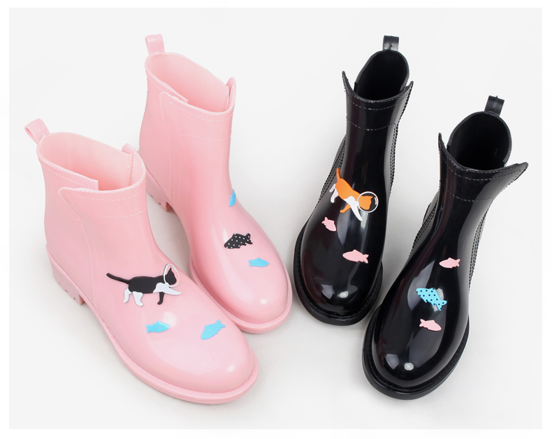 Three types of rain boots Women's boots Childre