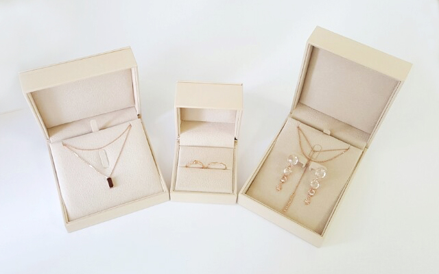 14k rose pink gold one-touch earrings Daily 20 Gir