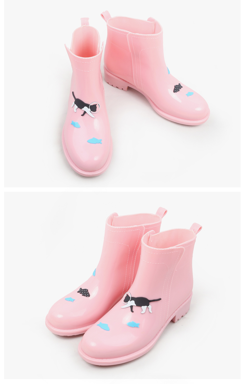 Three types of rain boots Women's boots Childre