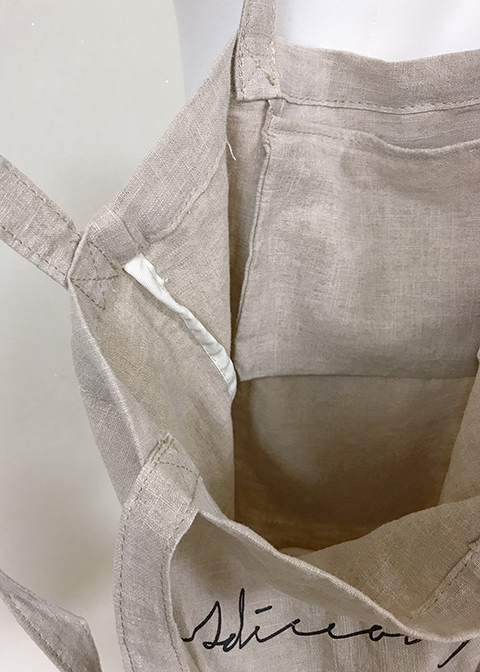 Maison draper linen eco bag 4color light basic cas