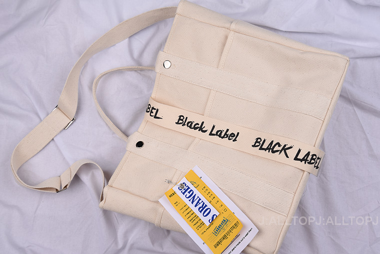 New Women's Bags Black Label Canvas Square Back