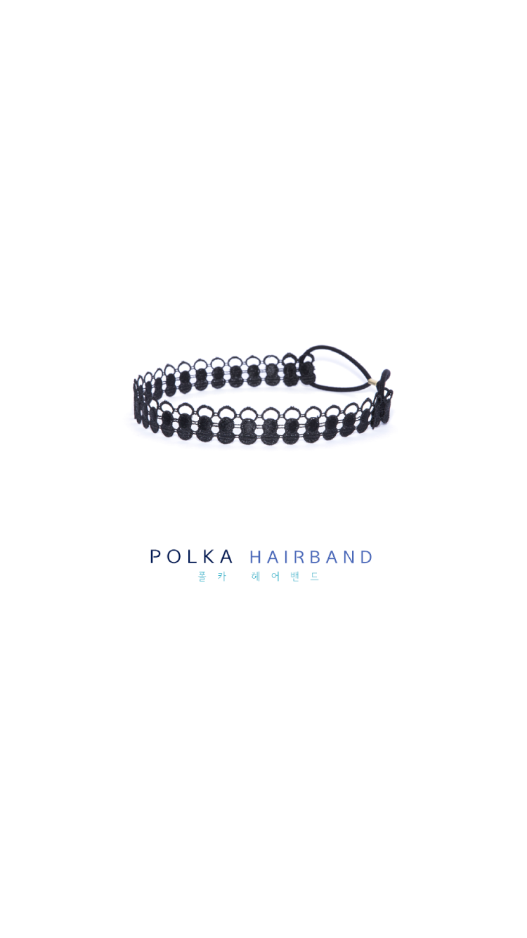 BALLO 2017 Summer Week Collection Polka Hair Band 
