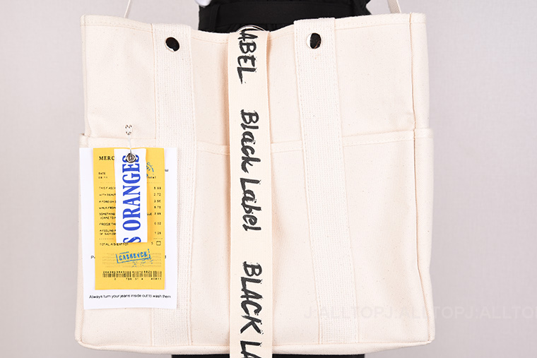 New Women's Bags Black Label Canvas Square Back