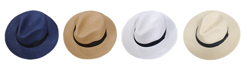 New Women's Hat Unisex Panama Hat Couple Hat Su