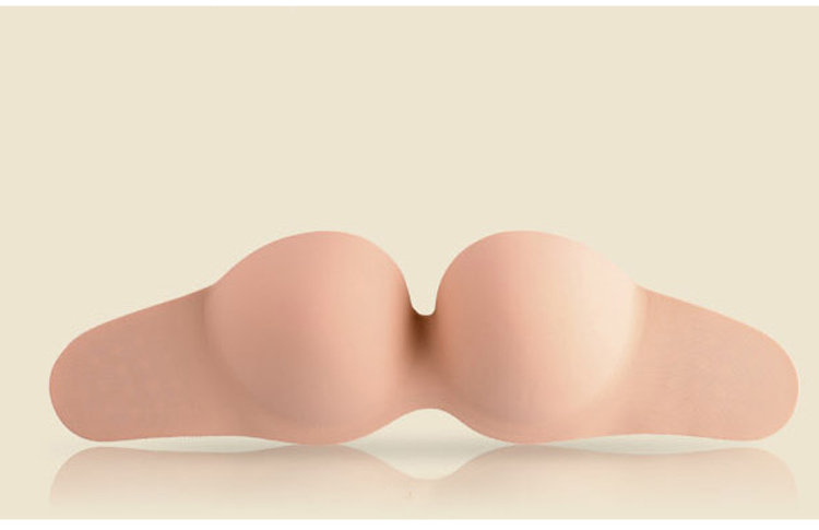 NEW NUBRA Volume up-off shoulder strap-less nude b