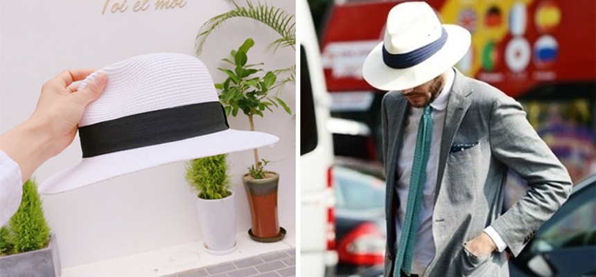 New Women's Hat Unisex Panama Hat Couple Hat Su