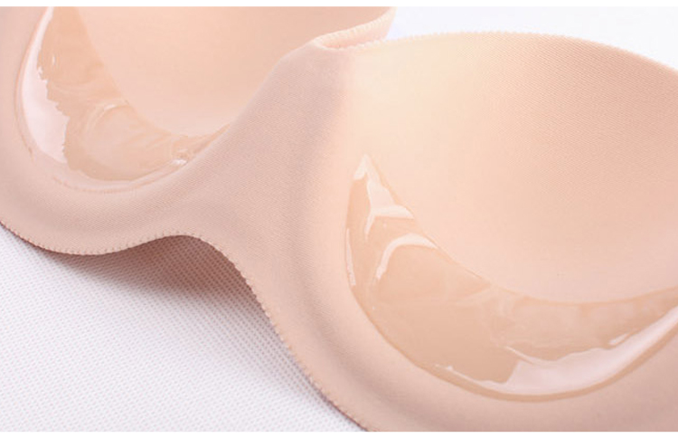 NEW NUBRA Volume up-off shoulder strap-less nude b