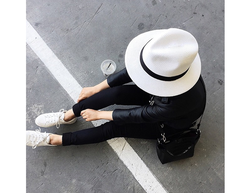 New Women's Hat Unisex Panama Hat Couple Hat Su