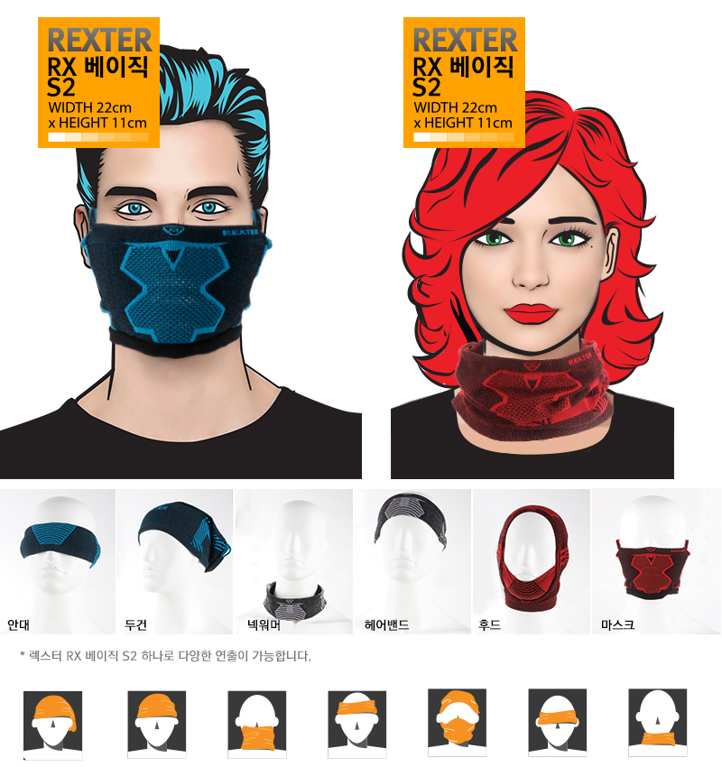 Rexter ultraviolet dust barrier bike mask riding b