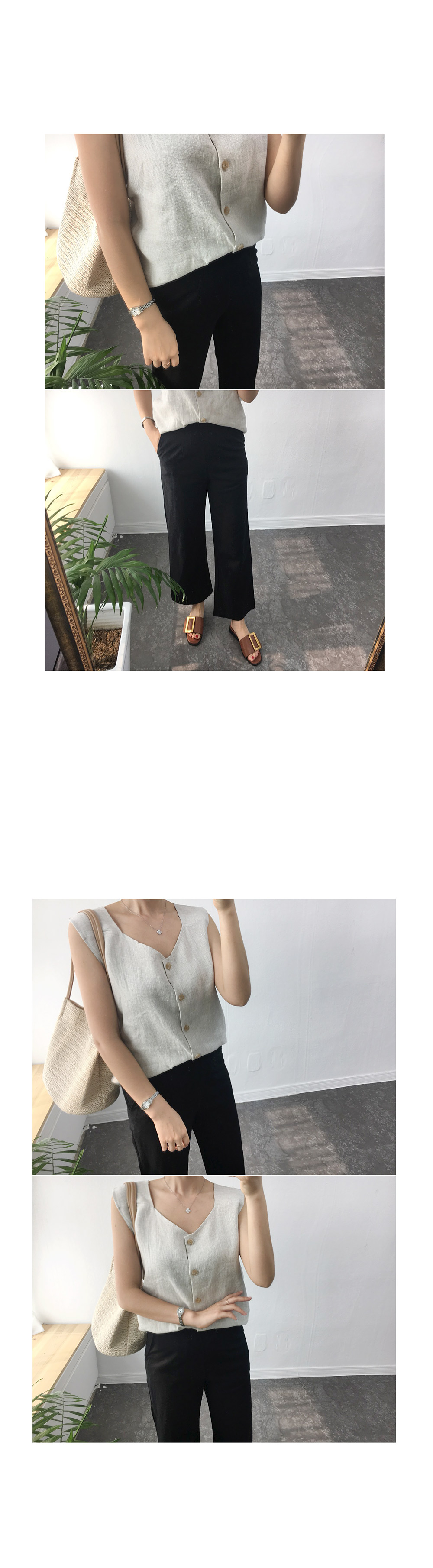 NEW FASHION LADY GIRL Blouse Eva Monte Yv linen na