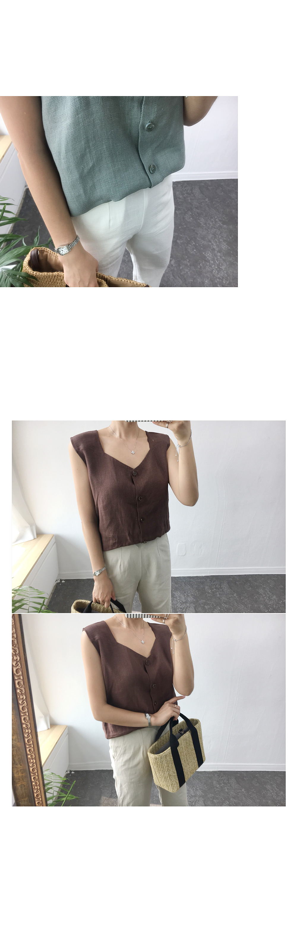 NEW FASHION LADY GIRL Blouse Eva Monte Yv linen na