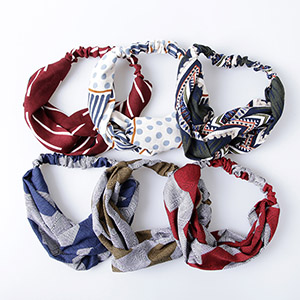 New Bandana Hair Band Headband Turban Wire Ribbon 