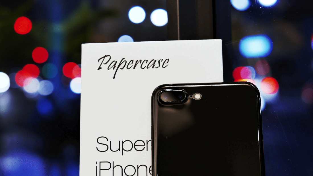 1 + 1 Paper Case iPhone 4 X 0.4mm Slim 7 Jet White