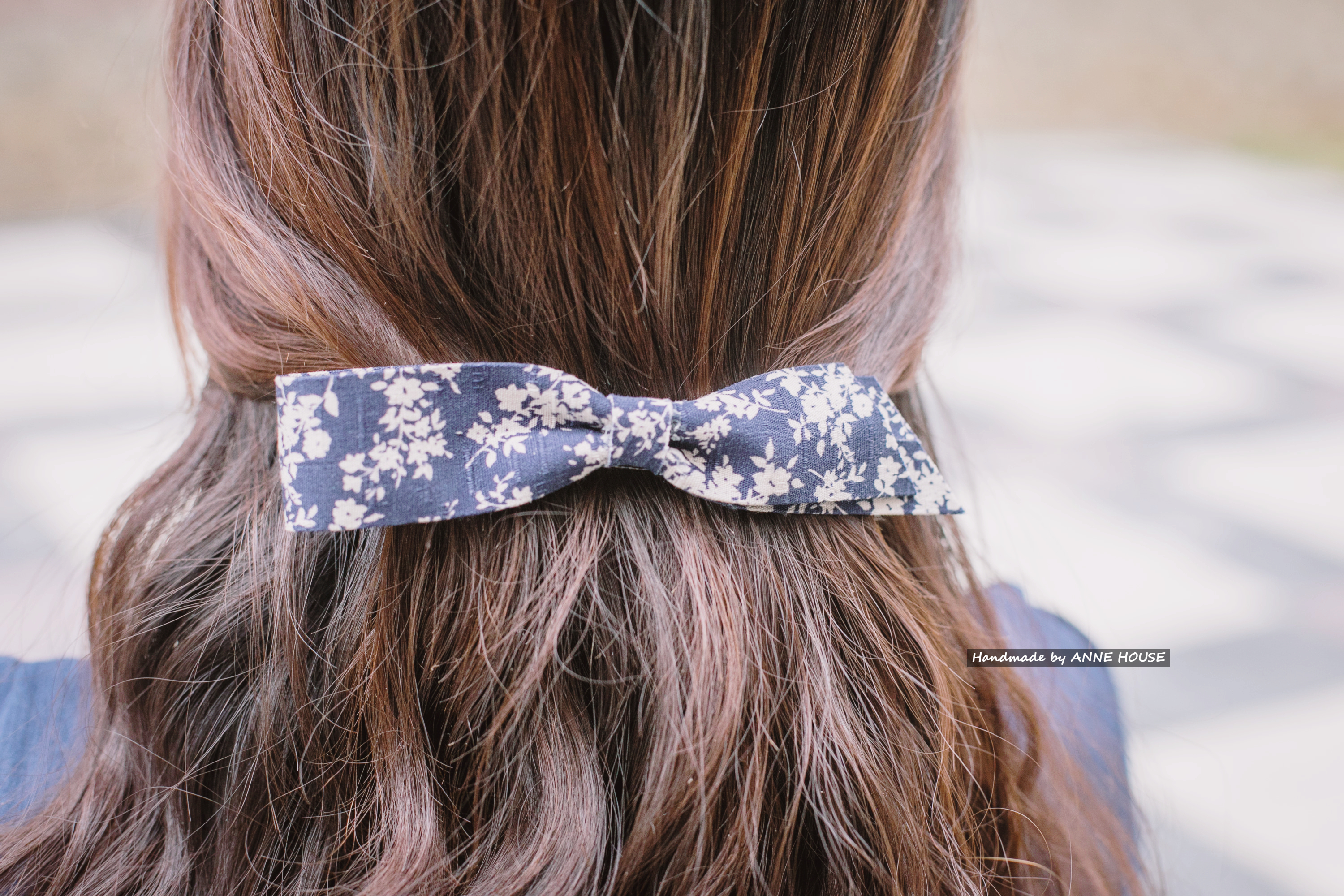 New A442 Simple Ribbon Hairpin Large 12cm hair Rec