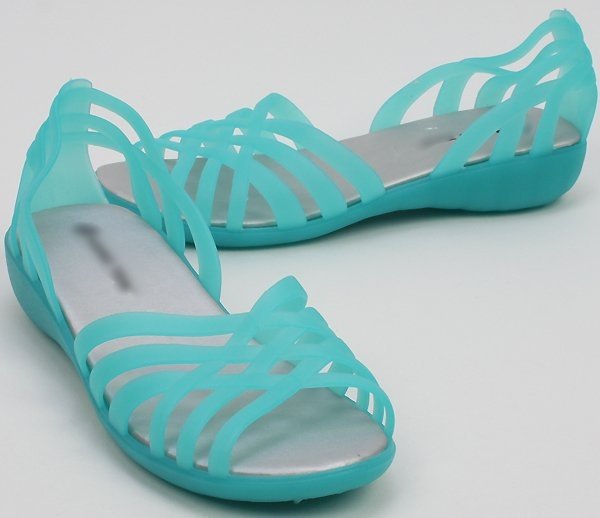 NEW WOMEN JELLY SHOES TOM Cross-line jelly shoes c
