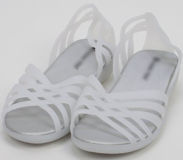 NEW WOMEN JELLY SHOES TOM Cross-line jelly shoes c