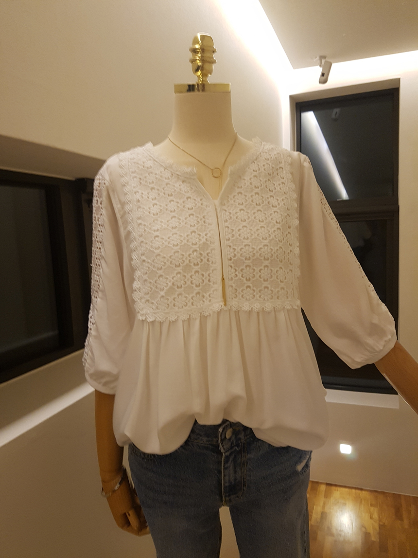 NEW FASHION LADY GIRL Blouse Summer Jane White Pun