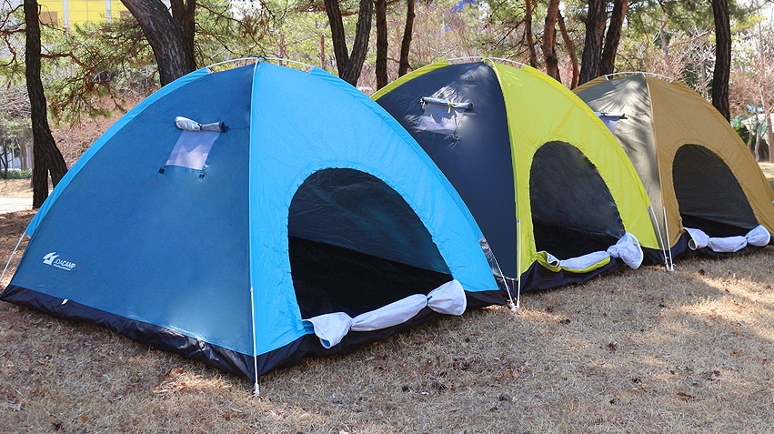 One-touch tent 3 ~ 4 people Ample space Siding ope