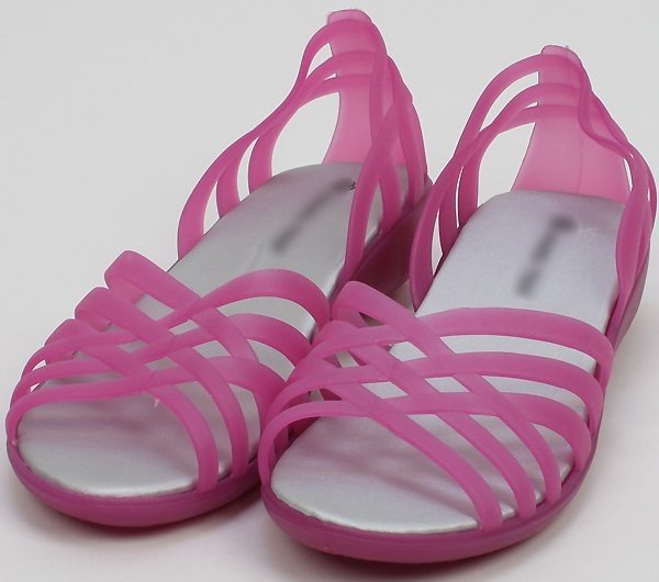 NEW WOMEN JELLY SHOES TOM Cross-line jelly shoes c