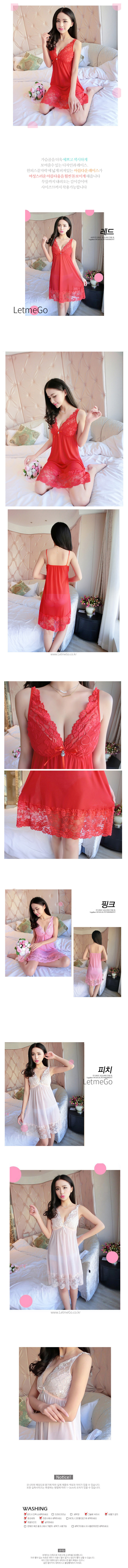 Lace dress slip-3color sexy pajamas summer