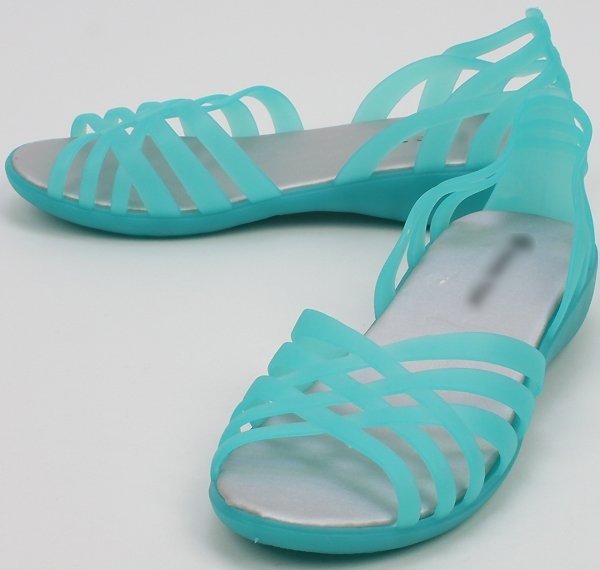 NEW WOMEN JELLY SHOES TOM Cross-line jelly shoes c