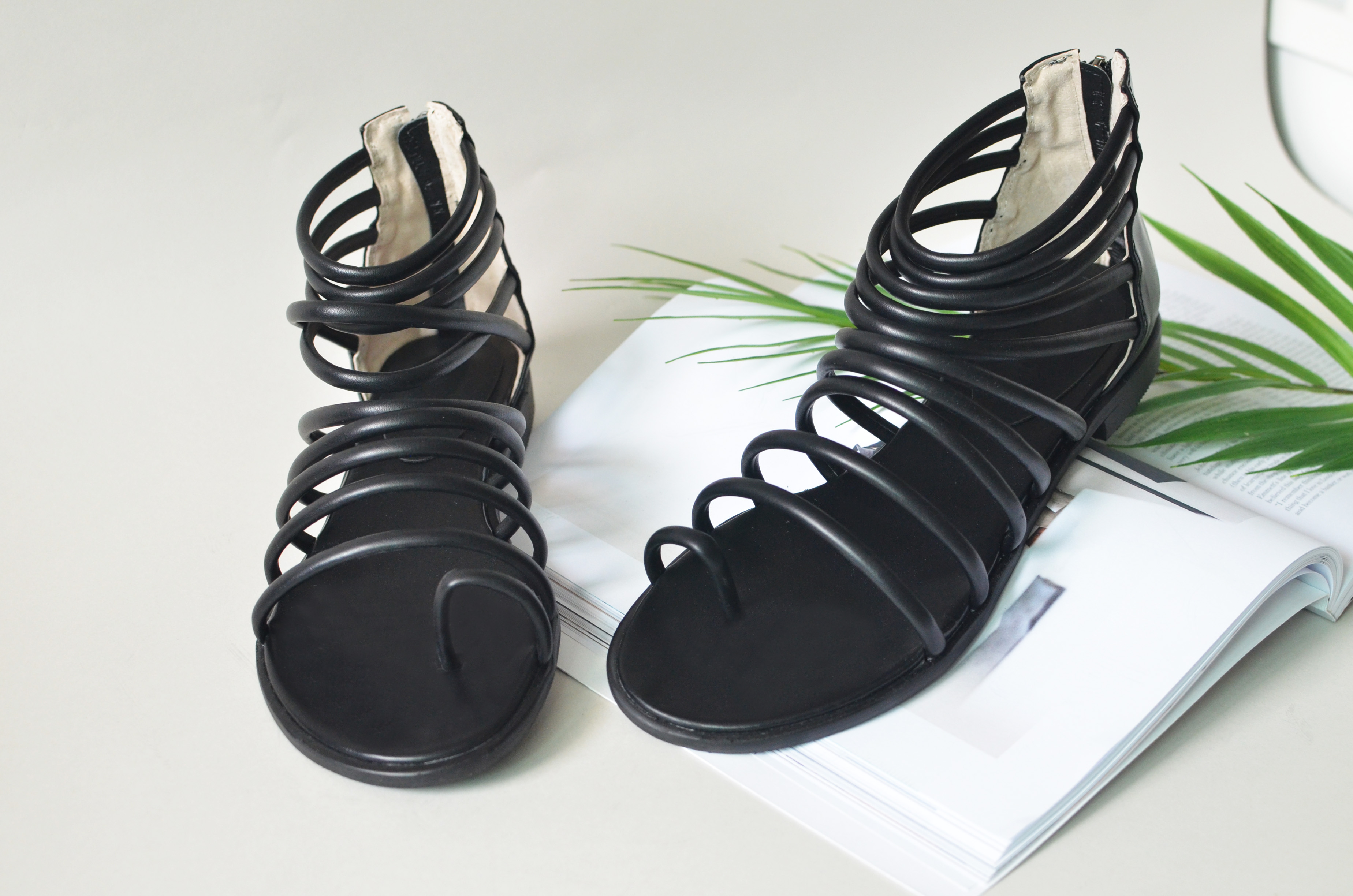 Women Heel Shoes Sandals Sugar Brown Lines Strap S