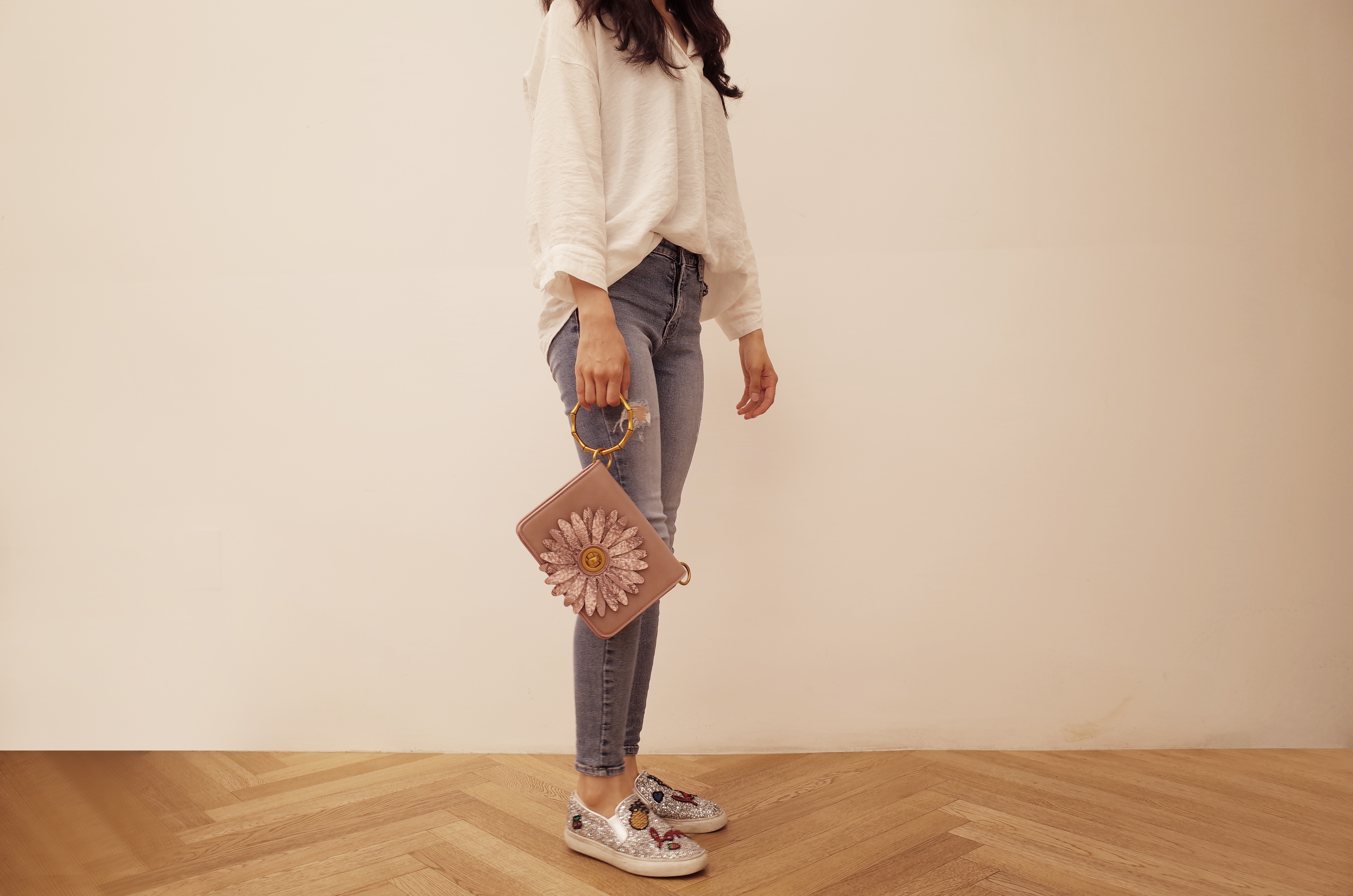 New Square Mini Cross Back Bag 4color Cheerful Viv