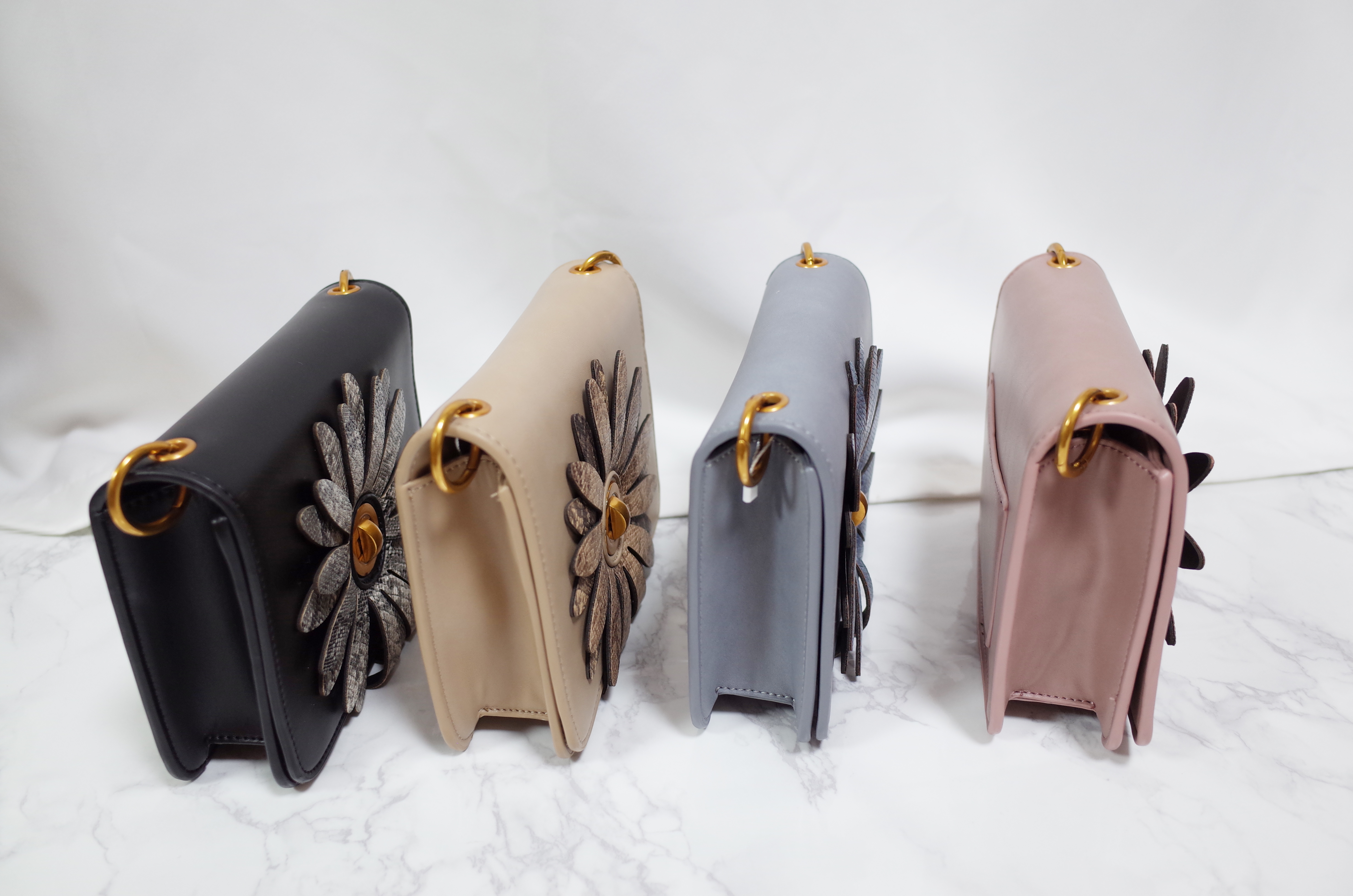 New Square Mini Cross Back Bag 4color Cheerful Viv