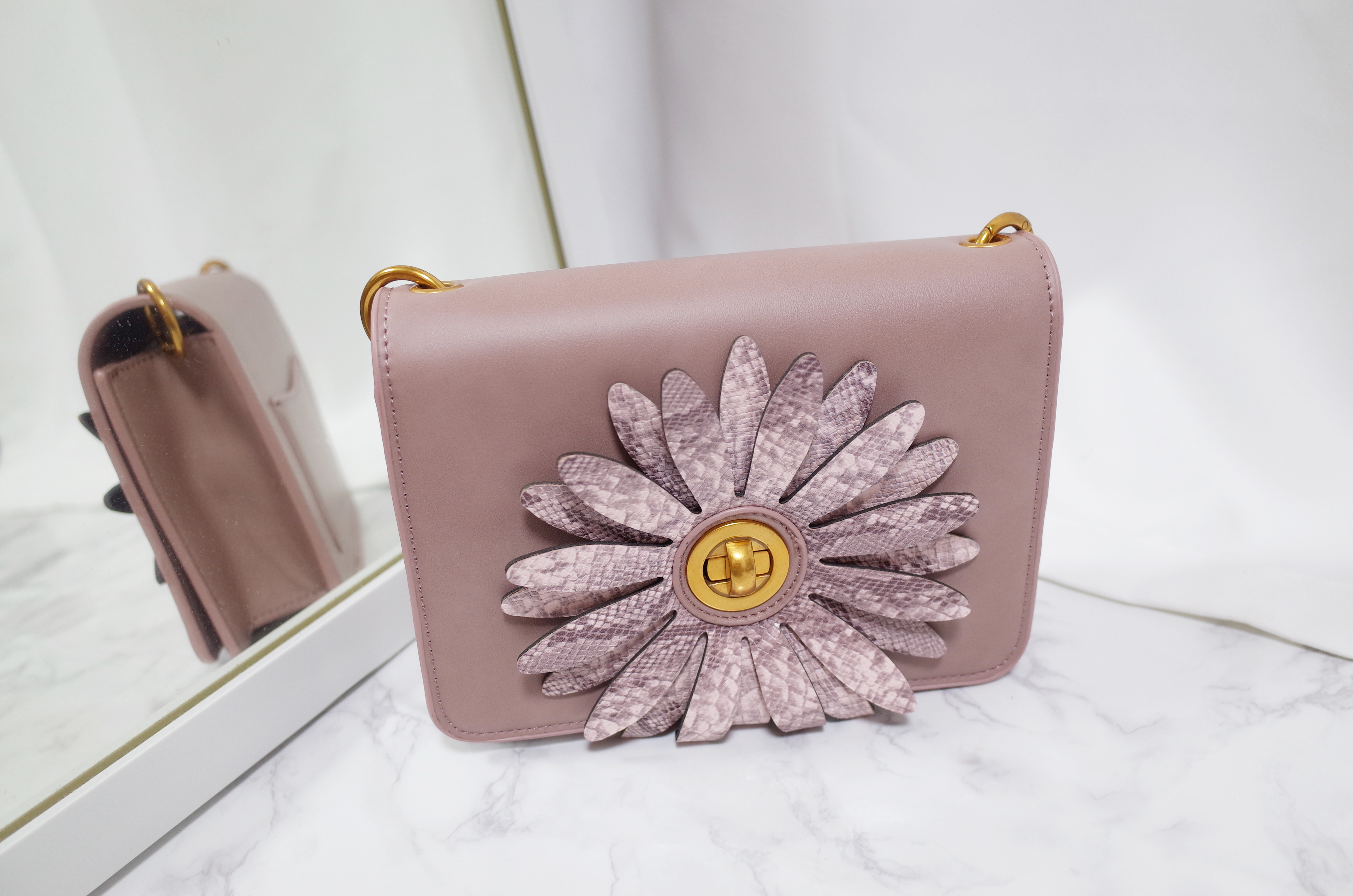 New Square Mini Cross Back Bag 4color Cheerful Viv