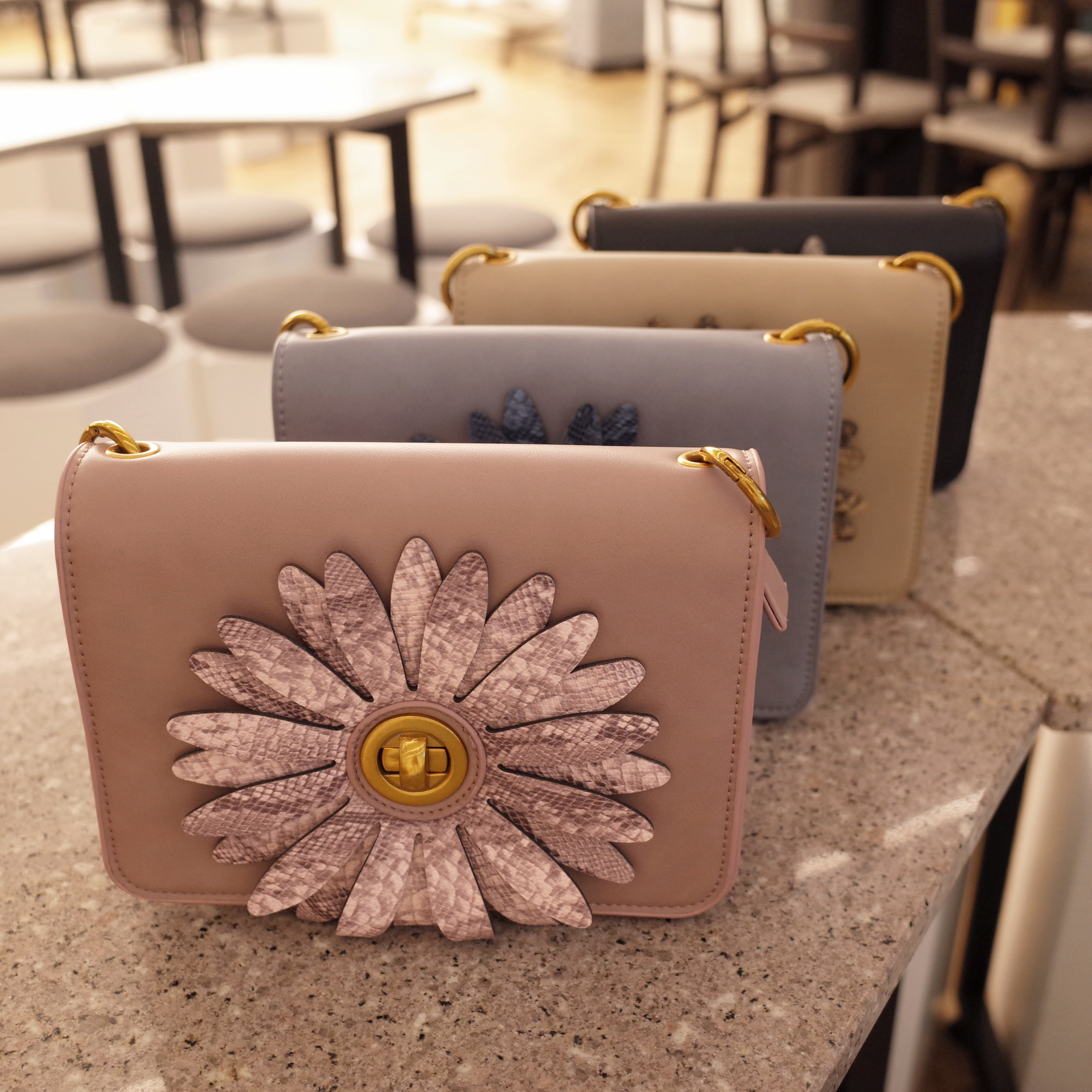 New Square Mini Cross Back Bag 4color Cheerful Viv