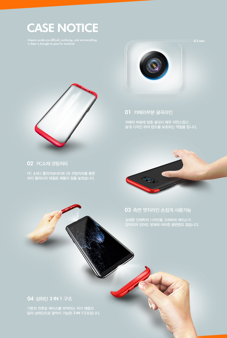 New Galaxy S8 Plus Case Dual s8 s8 Slim simple des