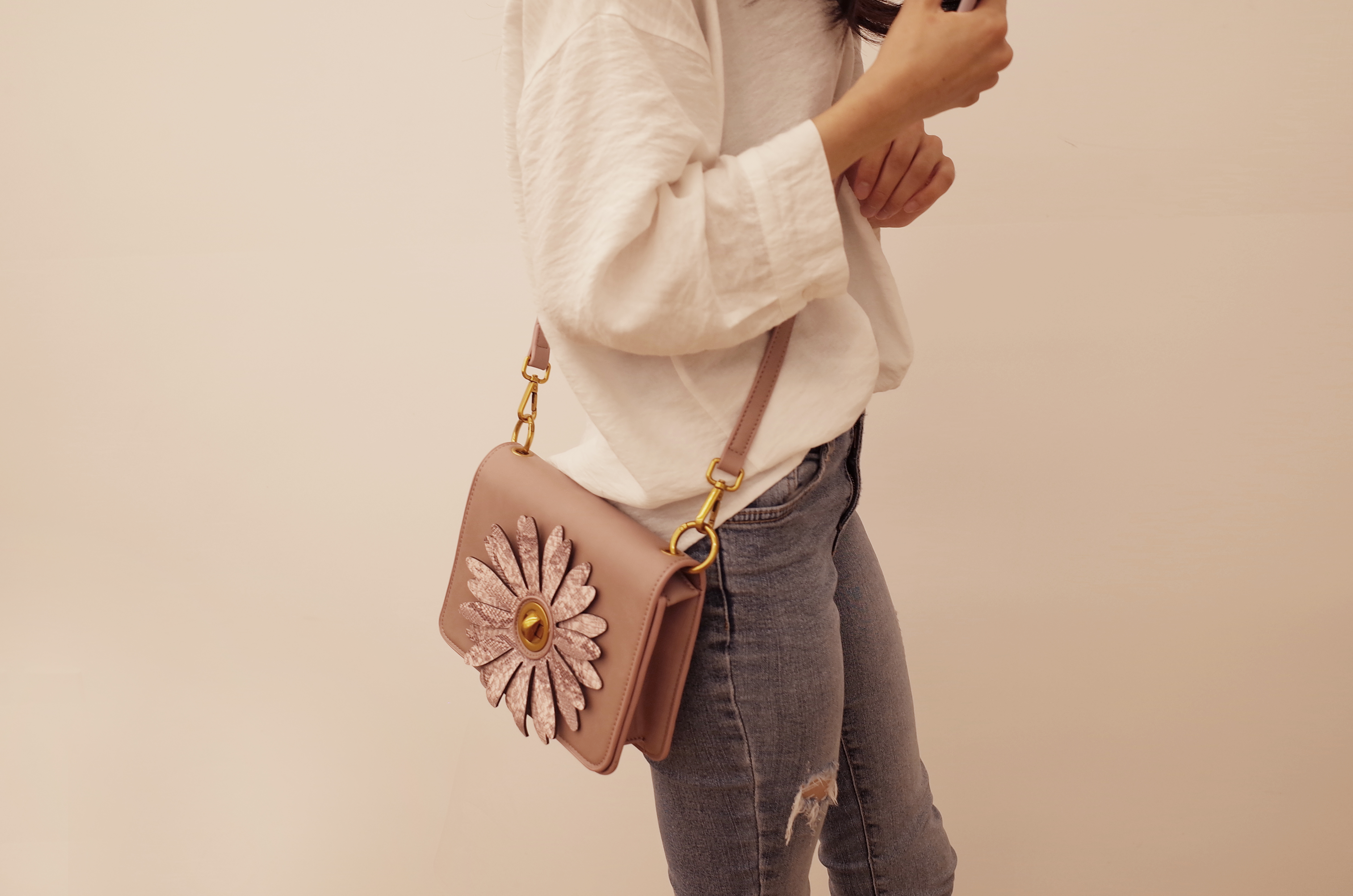 New Square Mini Cross Back Bag 4color Cheerful Viv