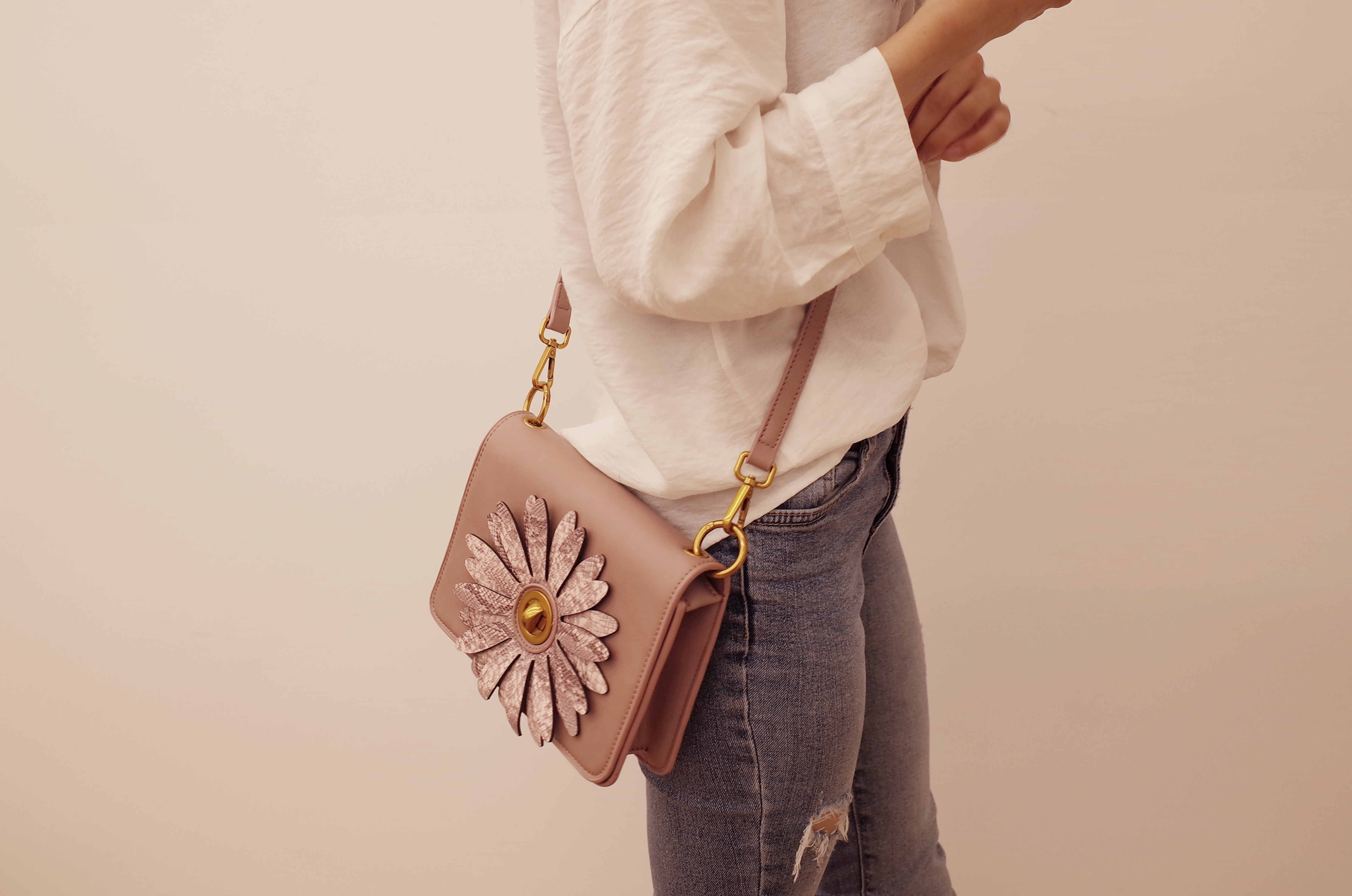 New Square Mini Cross Back Bag 4color Cheerful Viv