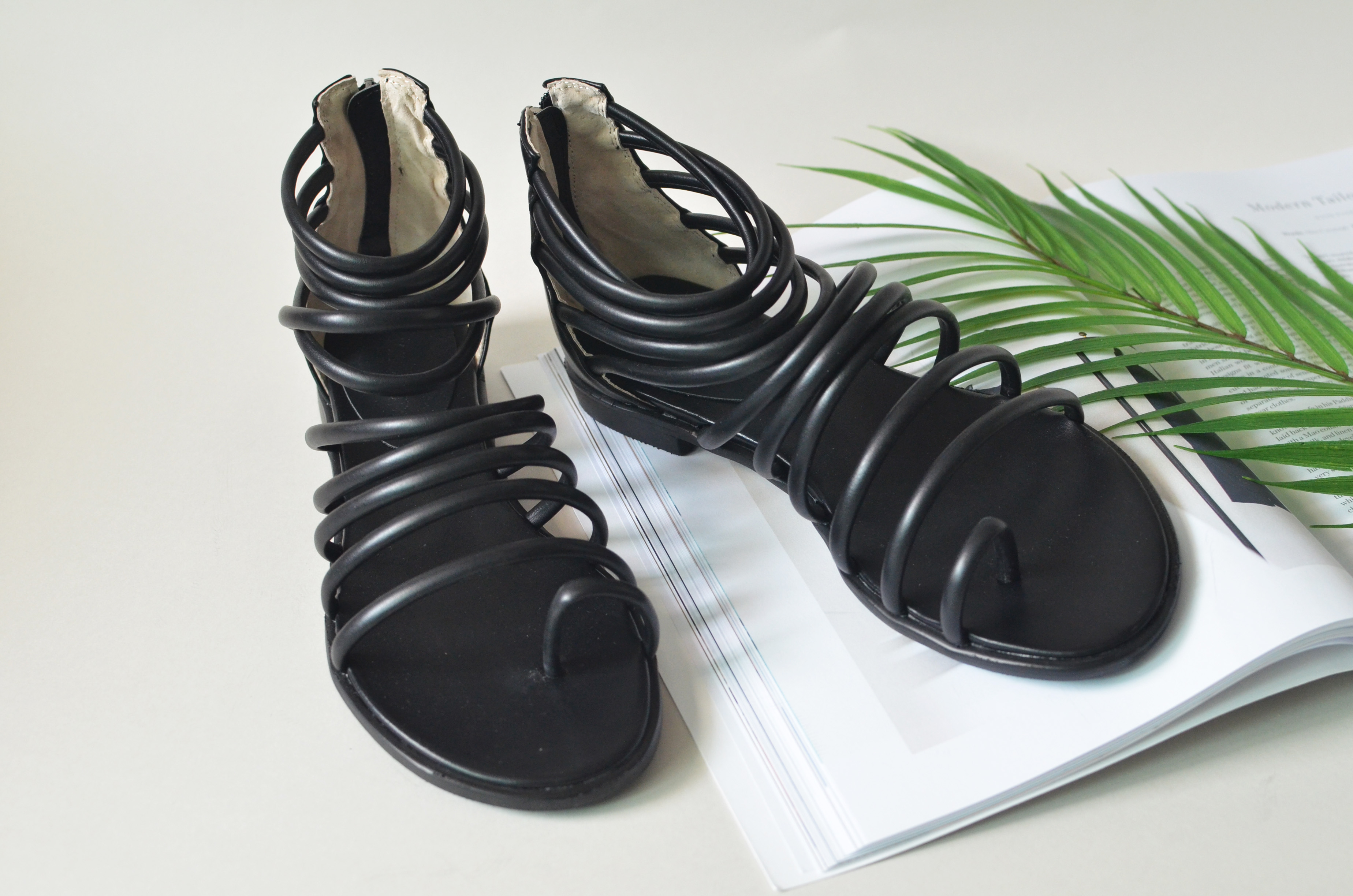 Women Heel Shoes Sandals Sugar Brown Lines Strap S