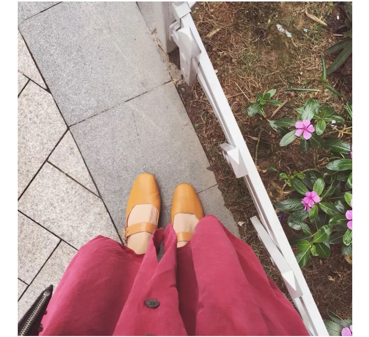 New Real cowhide lady blouse Women casual style Ri