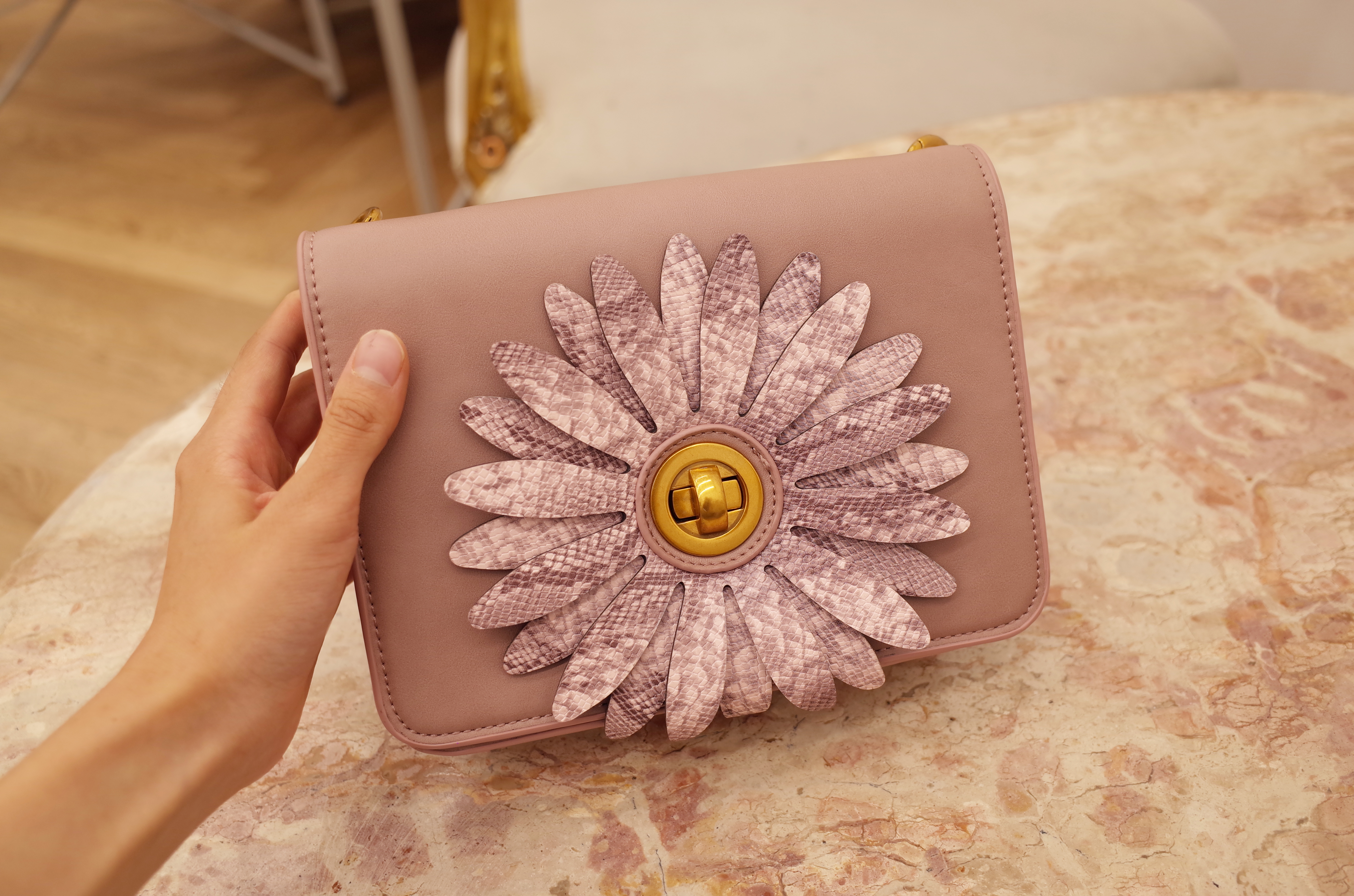 New Square Mini Cross Back Bag 4color Cheerful Viv