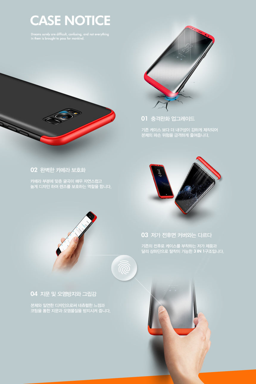 New Galaxy S8 Plus Case Dual s8 s8 Slim simple des